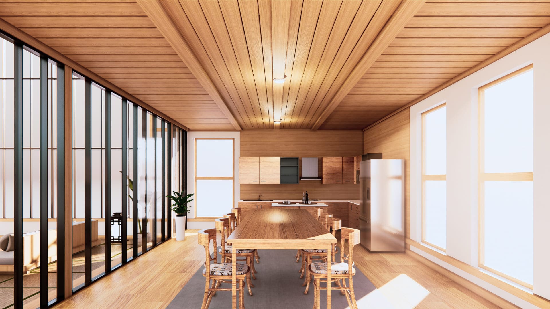 Wooden False Ceiling