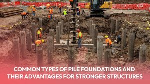 Read more about the article Common Types of Pile Foundations and Their Advantages for Stronger Structures