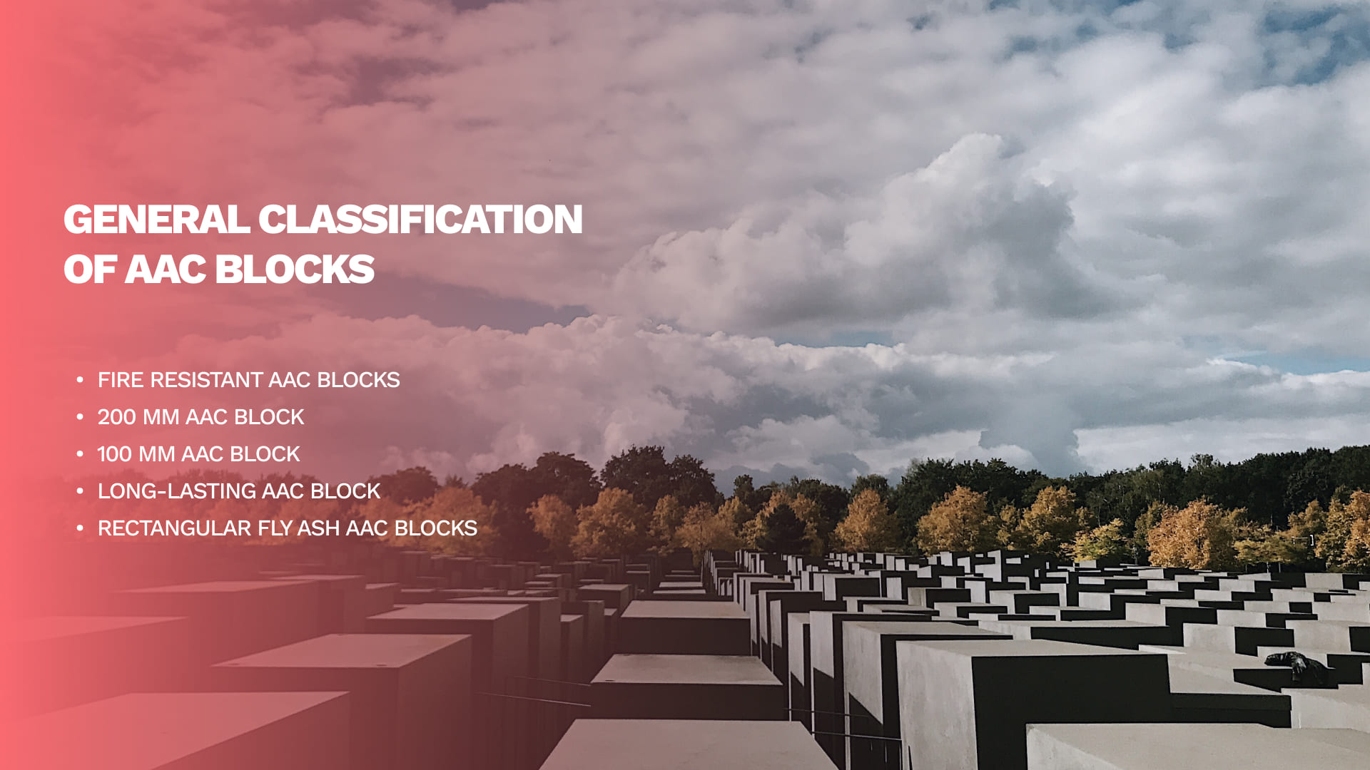 General classification of AAC Blocks