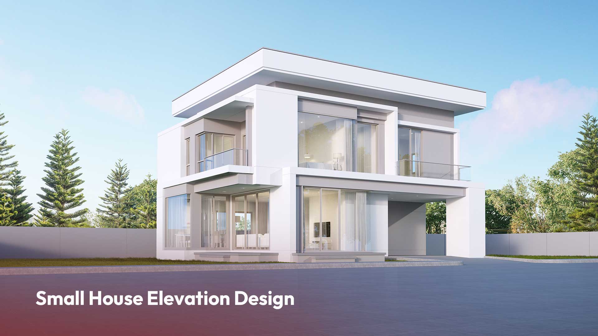 Single-Floor Front Elevation Design