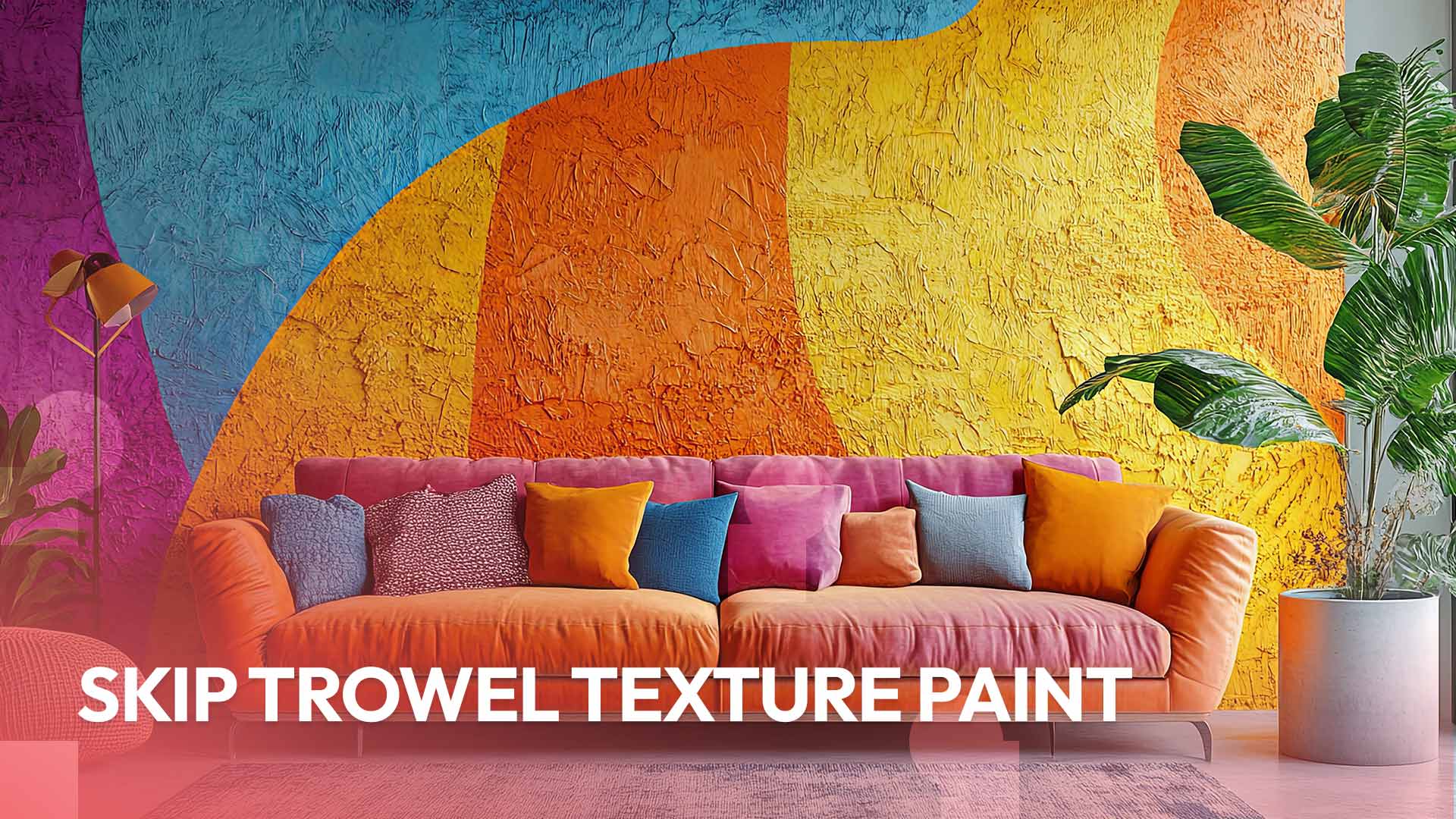 Skip Trowel Texture Paint