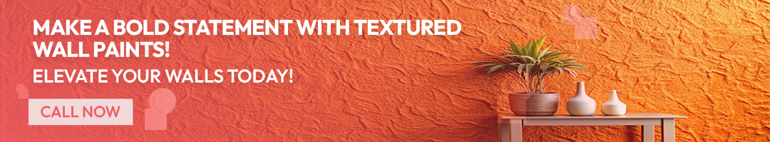 Make a bold statement with textured wall paints!