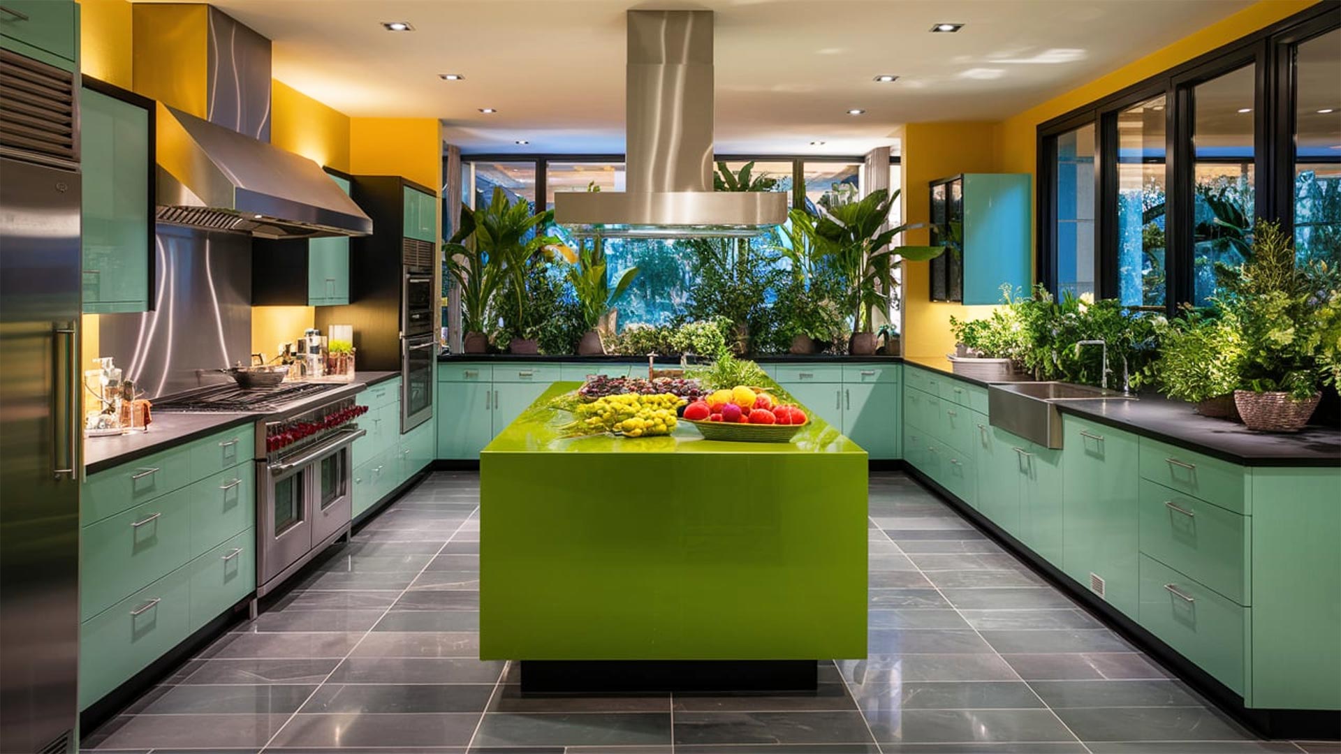 green