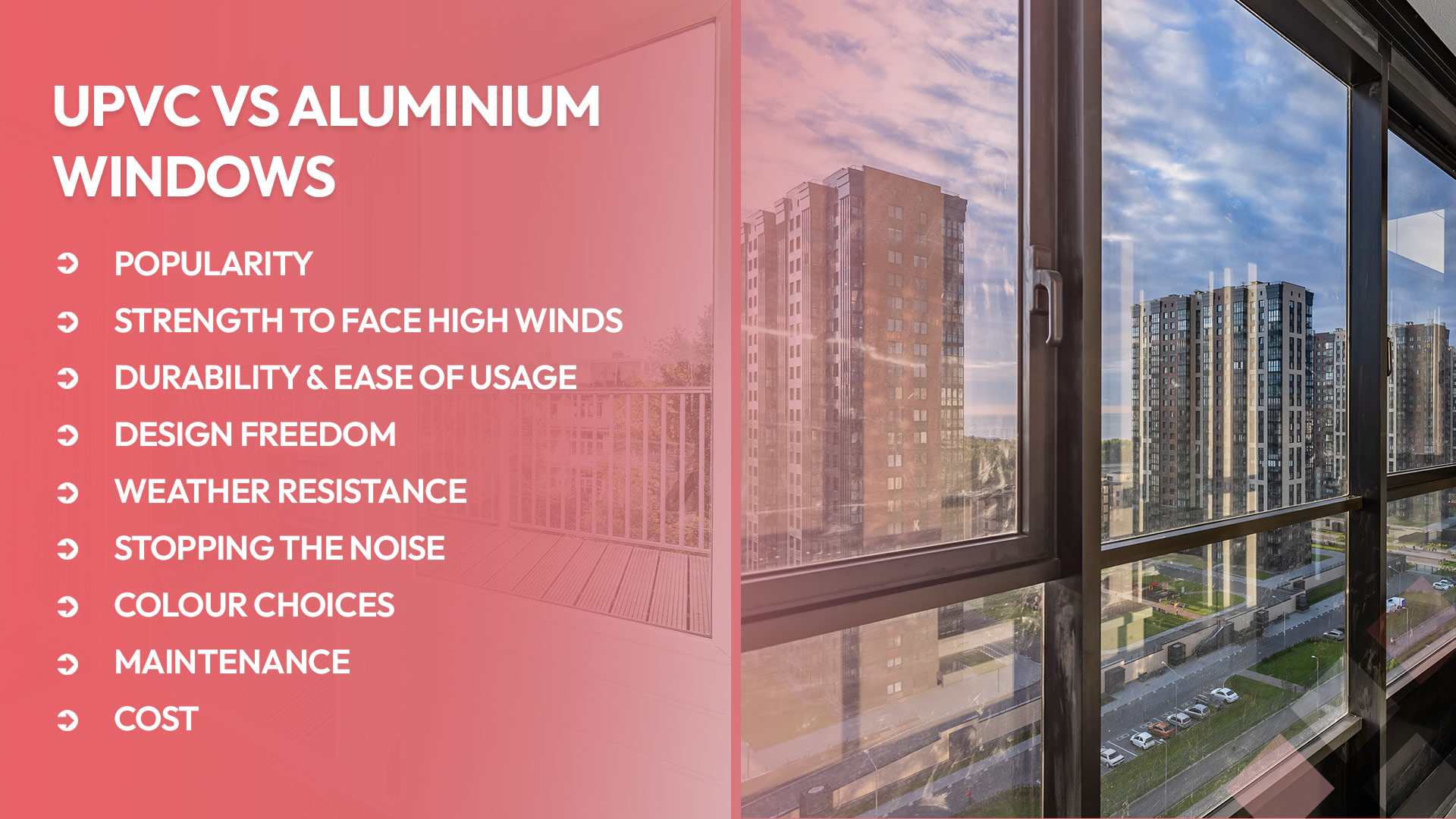 upvc vs aluminium window