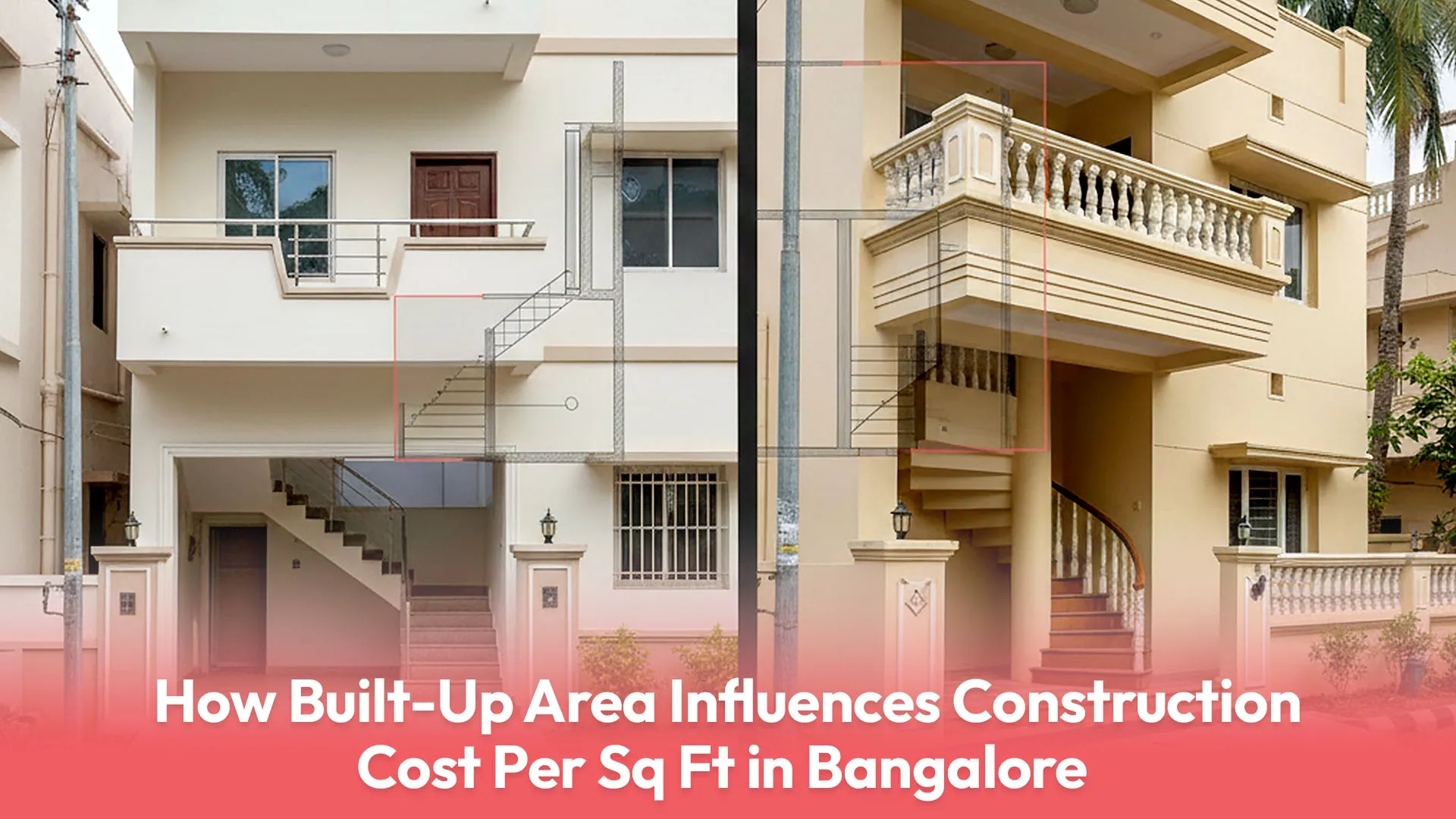 How Built-Up Area Influences Construction Cost Per Sq Ft in Bangalore
